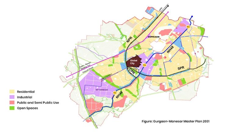 Global City Gurugram Location Map