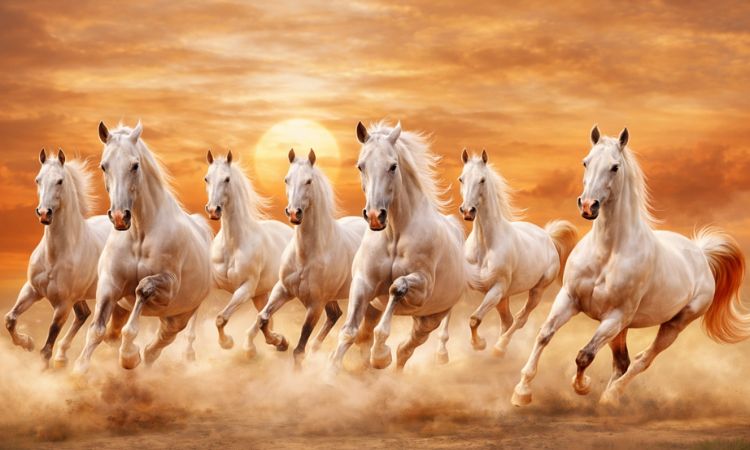 7 Horse Painting Vastu