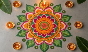 Simple and Easy Rangoli Design Ideas