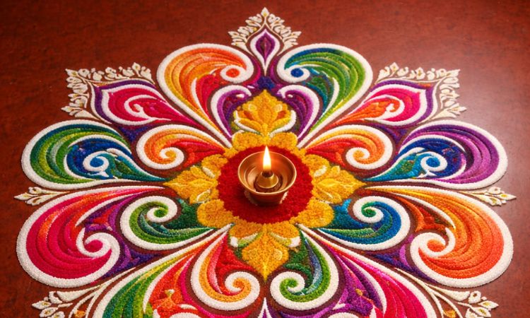 Simple Rangoli Designs For Diwali