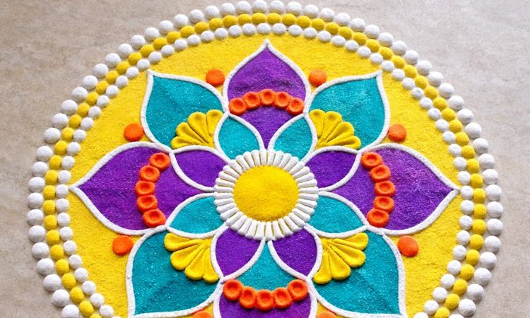 circular rangoli designs
