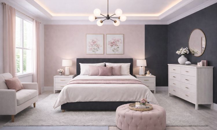 Best Two Colour combination For Bedroom Walls