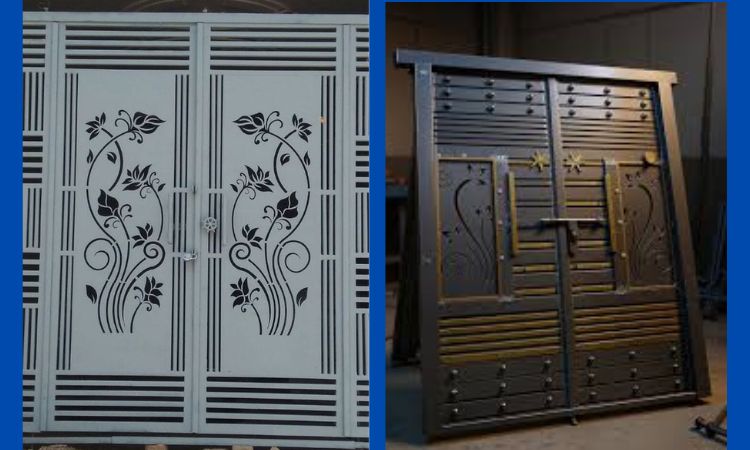 Iron Gate Design Double Door