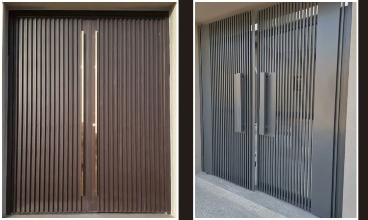 modern style modern vertical gate design