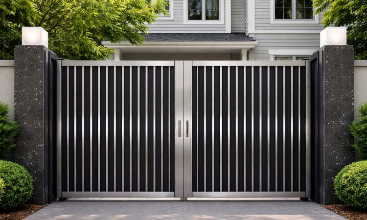 Modern Vertical Iron Gate Design