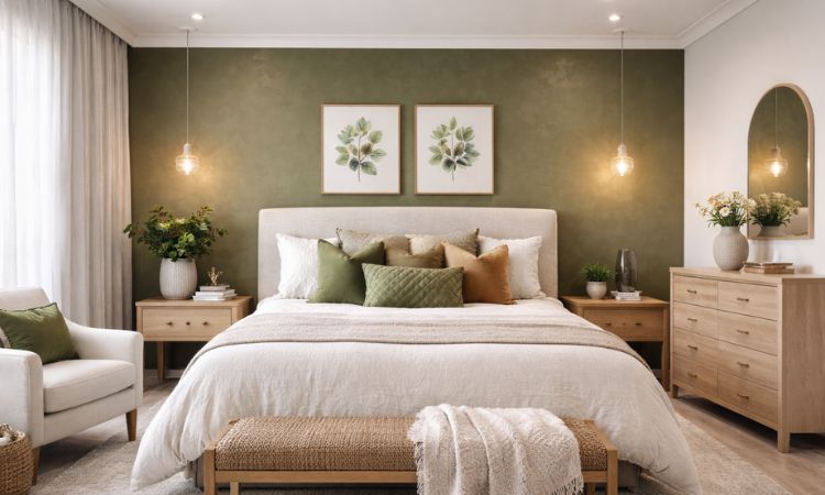 wall paint two colors ideas