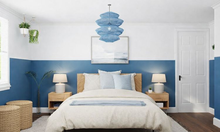 Best Two Colour Combination for Bedroom Walls