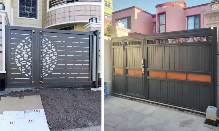 modern sliding gate design